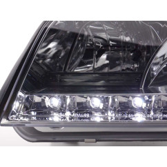 Phare Daylight LED DRL look Audi A6 type 4B 97-01 chrome 