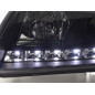 Phare Daylight LED DRL look Audi A6 type 4B 97-01 noir Phare Daylight LED DRL look Audi A6 type 4B 97-01 noir