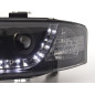 Phare Daylight LED DRL look Audi A6 type 4B 97-01 noir Phare Daylight LED DRL look Audi A6 type 4B 97-01 noir