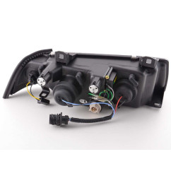 Phare Daylight LED DRL look BMW Série 3 Coupé, Cabrio type E36 92-98 noir 