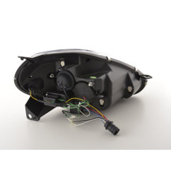 Phare Daylight LED DRL look Fiat Grande Punto type 199 05-08 noir 