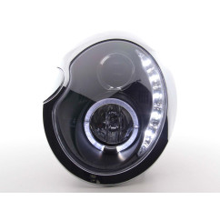 Phare Daylight LED DRL look Mini Cooper type R50 01-06 noir 