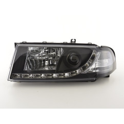 Phare Daylight LED DRL look Skoda Octavia type 1U 01-04 noir 
