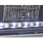 Phare Daylight LED DRL look Skoda Octavia type 1U 01-04 noir