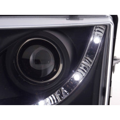 Phare Daylight LED DRL look Volvo S40 / V40 type V 96-04 noir 