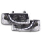 Phares Daylight LED look DRL VW Bus type T4 90-96 noir Phares Daylight LED look DRL VW Bus type T4 90-96 noir