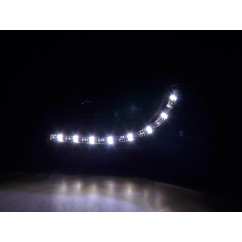Phares Daylight LED look DRL VW Bus type T4 90-96 noir 
