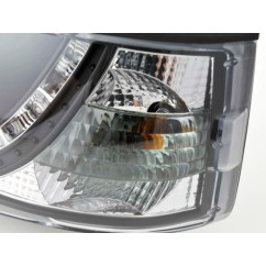 Phares Daylight LED look DRL VW Bus type T4 90-96 noir 
