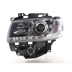 Phare Daylight LED look DRL VW Bus type T4 96-03 chrome 