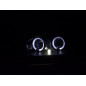 Jeu de phares Ford Focus 98-01 noir