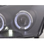 Jeu de phares Ford Focus 98-01 noir