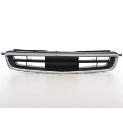 Grille de sport calandre avant Honda Civic 3- / 4 portes. 95-96 noir / chrome 