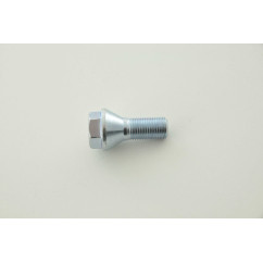 Jeu de boulons de roue (8 pièces) Longueur d'arbre 21 mm, collier conique, tête courte, argent M12x1,5 
