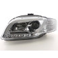 Phare Daylight LED DRL look Audi A4 type 8E 04-08 chrome Phare Daylight LED DRL look Audi A4 type 8E 04-08 chrome