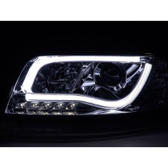 Phare Daylight LED DRL look Audi A6 type 4B 01-04 chrome 