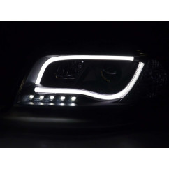 Phare Daylight LED Feux de jour à LED Audi A6 type 4B 01-04 noir 