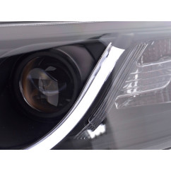 Phare Daylight LED DRL look Audi A6 type 4F 04-08 noir 