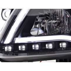 Phare Daylight LED DRL look Audi A6 type 4F 04-08 noir 