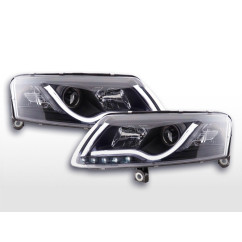 Phare Daylight LED feux de jour Audi A6 type 4F 04-08 noir 
