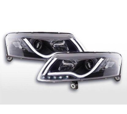 Phare Daylight LED feux de jour Audi A6 type 4F 04-08 noir 
