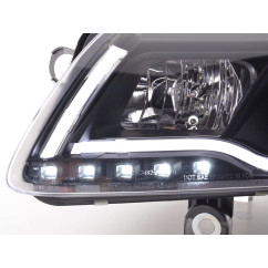 Phare Daylight LED feux de jour Audi A6 type 4F 04-08 noir 