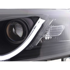 Phare Daylight LED feux de jour Audi A6 type 4F 04-08 noir 