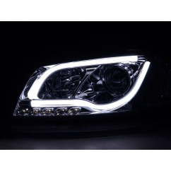 Phare Daylight LED DRL look Audi A3 type 8P / 8PA 03-08 chrome 