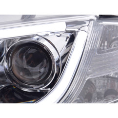 Phare Daylight LED DRL look Audi A3 type 8P / 8PA 03-08 chrome 
