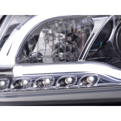 Phare Daylight LED DRL look Audi A3 type 8P / 8PA 03-08 chrome 
