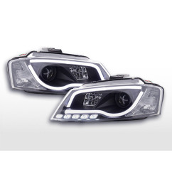 Phare Daylight LED Feux de jour LED Audi A3 8P 08-12 noir 