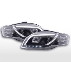 Phare Daylight LED Feux de jour LED Audi A4 B7 8E 04-08 noir 