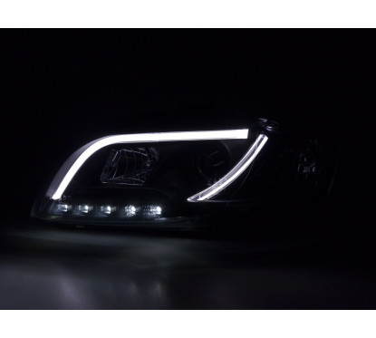 Phare Daylight LED Feux de jour LED Audi A4 B7 8E 04-08 noir