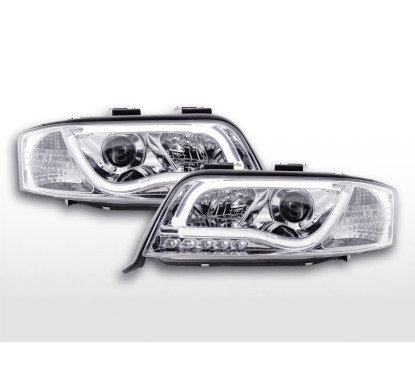 Phare Daylight à LED DRL look Audi A6 type 4B 01-04 chromé pour conduite à droite 