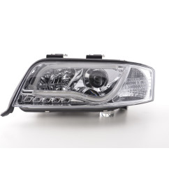 Phare Daylight à LED DRL look Audi A6 type 4B 01-04 chromé pour conduite à droite 