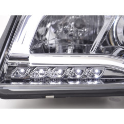 Phare Daylight à LED DRL look Audi A6 type 4B 01-04 chromé pour conduite à droite 
