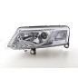 Phare Daylight à LED DRL look Audi A6 type 4F 04-08 chromé pour conduite à droite Phare Daylight à LED DRL look Audi A6 type 4F 04-08 chromé pour conduite à droite