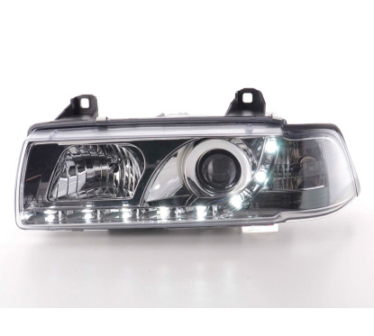 Phares Daylight LED Feux de jour LED BMW 3er E36 Coupé, Cabrio 92-99 chrome