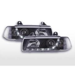 Phare Daylight LED Feux de jour à LED BMW Série 3 E36 Coupé 92-99 noir 