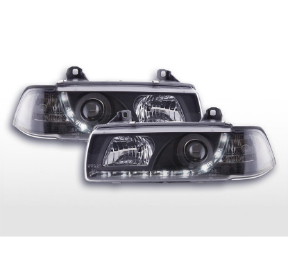 Phare Daylight LED Feux de jour à LED BMW Série 3 E36 Coupé 92-99 noir