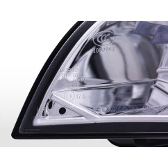 Jeu de phares halogènes avec feu de position LED BMW X5 E70 2008-2010 chromé