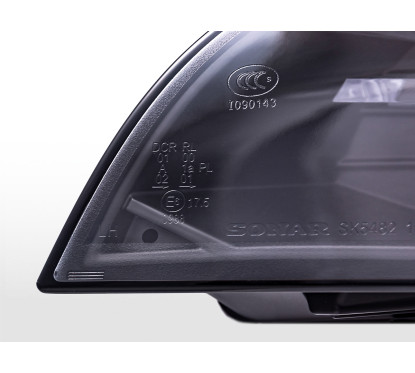 Phares diurnes avec feux de position LED BMW X5 E70 2008-2013 noir