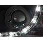 Phares Daylight Feux de jour à LED BMW Série 3 E36 Limo / Touring noir pour conduite à droite Phares Daylight Feux de jour à LED BMW Série 3 E36 Limo / Touring noir pour conduite à droite