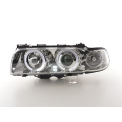 Phare avant BMW Série 7 E38 95-98 chromé pour conduite à droite 