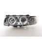 Phare avant BMW Série 7 E38 95-98 chromé pour conduite à droite