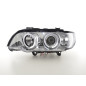 Phare avant BMW X5 E53 98-02 chrome