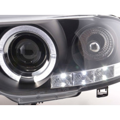 Phare avant BMW Série 3 E46 Coupé / Cabrio 98-02 noir 