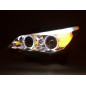 Phares xenon angel eyes LED BMW Série 5 E60 / E61 05-07 chrome Phares xenon angel eyes LED BMW Série 5 E60 / E61 05-07 chrome