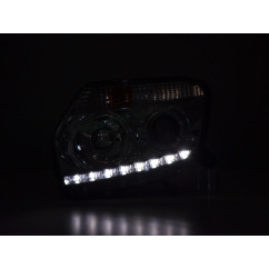 Phares Daylight LED feux de jour Dacia Duster à partir de 2014 chrome 