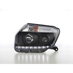 Phares Daylight LED feux de jour Dacia Duster à partir de 2014 noir 