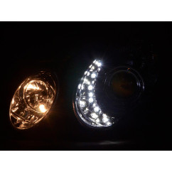 Phare Daylight LED DRL look Mercedes Classe E 211 02-06 chrome 